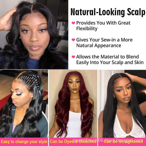 Body wave Lace Front Human Hair Wig Brazilian Virgin Human Hair 13X4 Lace Frontal Wig Pre Plucked With Baby Hair Natural Black